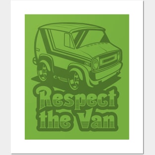 Respect The Van (Ghost) - Green Posters and Art